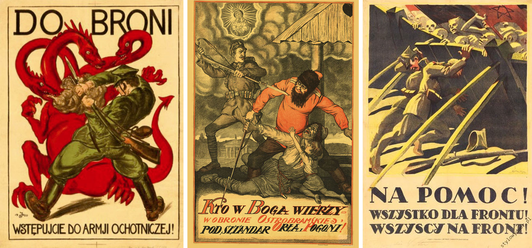 posters Slag bij Warschau 1920