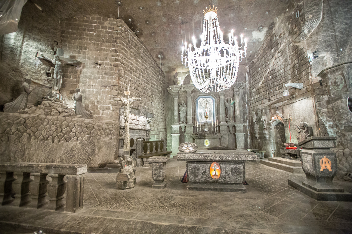 Kaplica św. Kingi w Kopalni soli Wieliczka