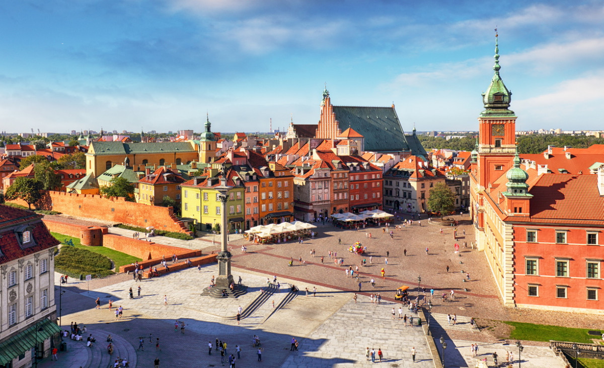 Plac Zamkowy w Warszawie na Trakcie Królewskim