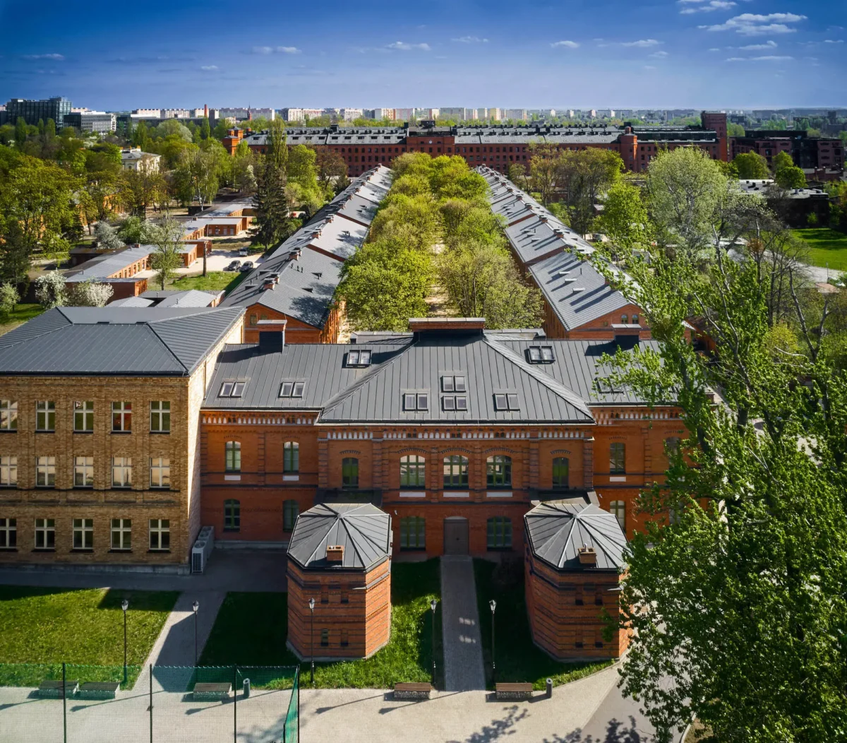 Łódź – Księży Młyn (historische Fabrik- und Arbeitersiedlung)