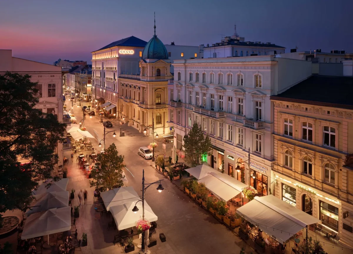 Łódź – die Piotrkowska-Straße