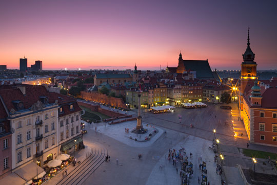 Warszawa, hovedstaden i Polen