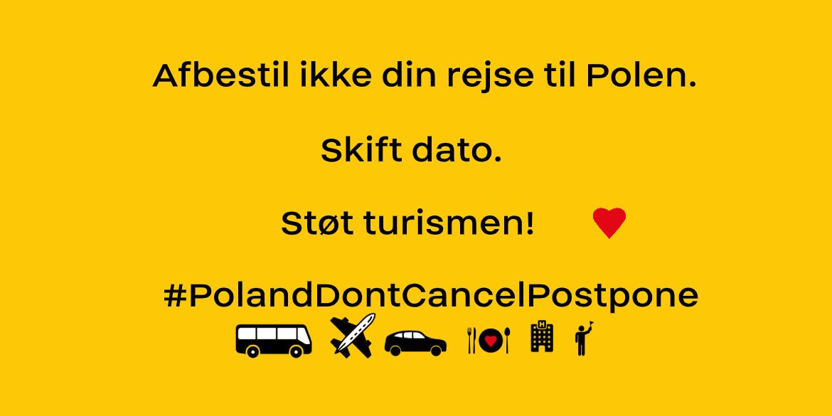 Afbestil ikke, skift dato. Støt turismen!
