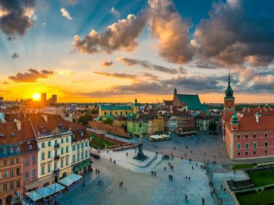 Der historische Kern Warschaus