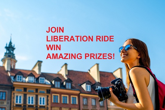 Join us for Liberation Ride and win amazing prizes !
