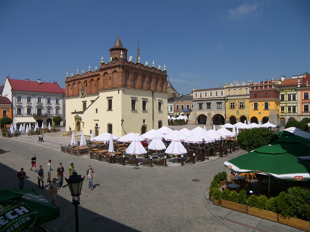 De markt van Tarnow