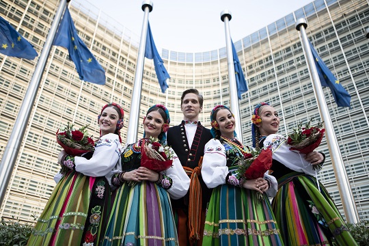 Polen vierde haar toetreding tot de Europese Unie met een prachtig concert !