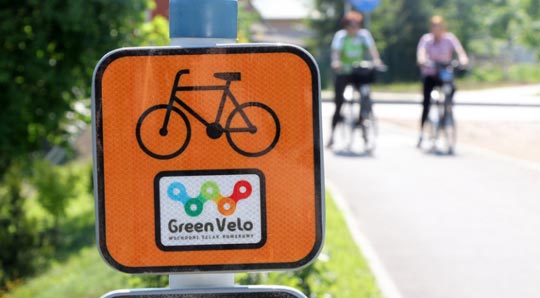 Green Velo fietsroute