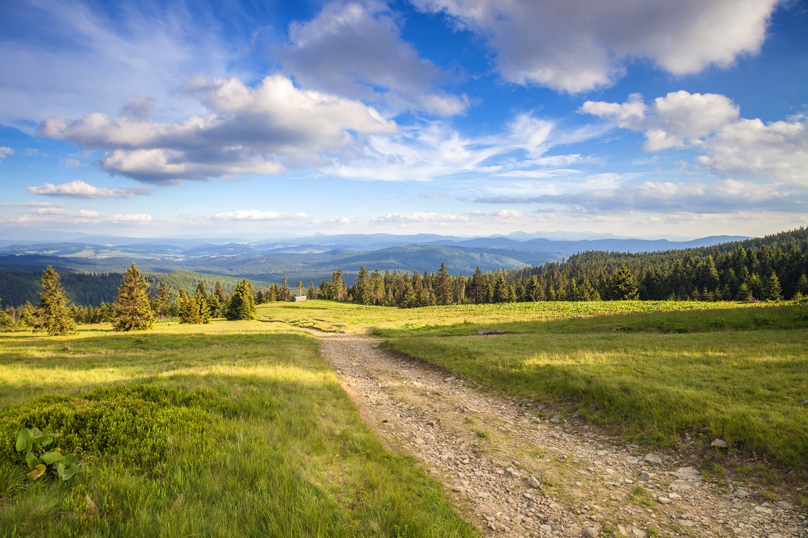Het langste wandelroute in de Poolse bergen