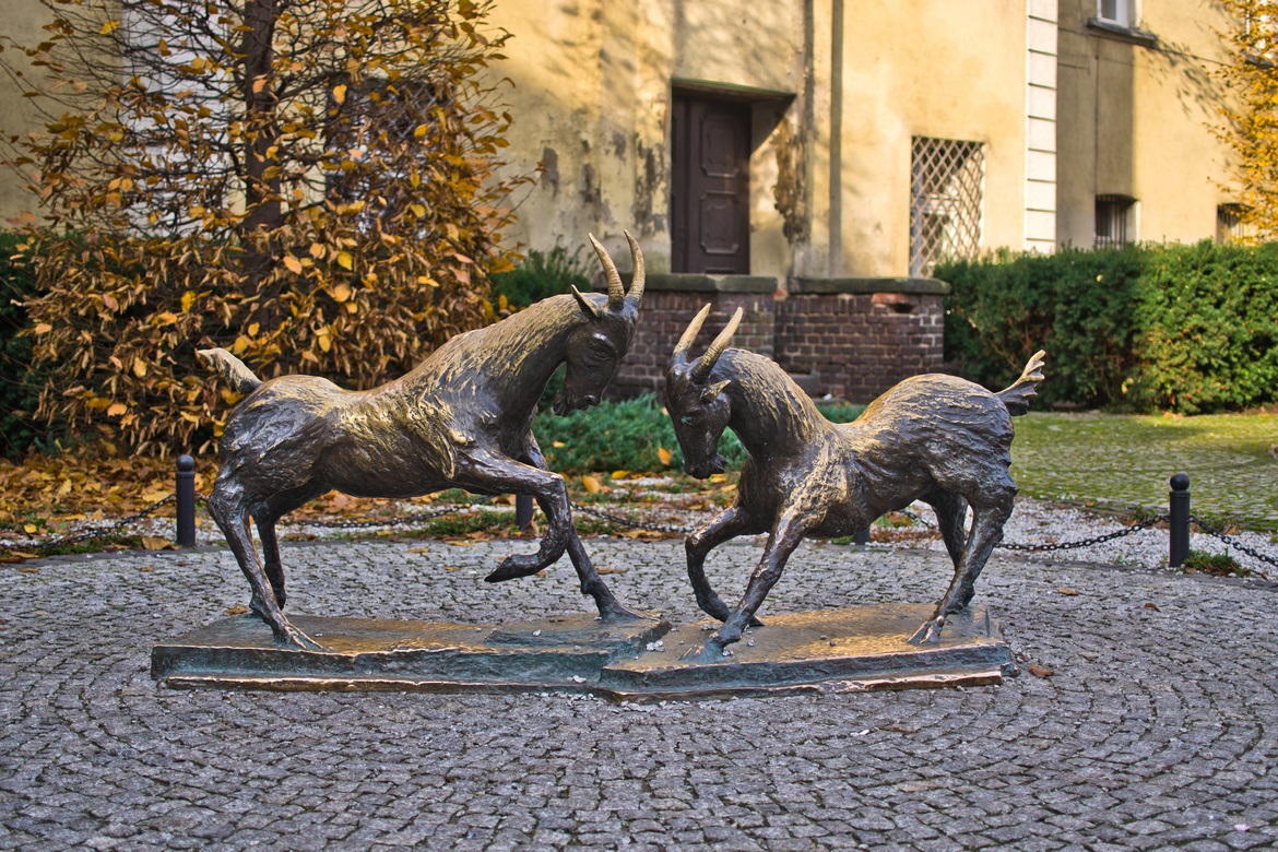 De geiten, een symbool van Poznan