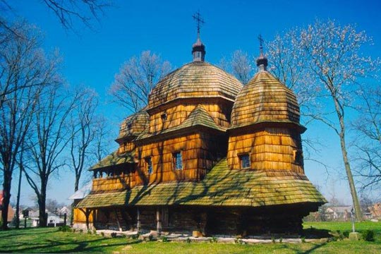 De houten orthodoxe kerken in de Poolse en Oekraïense Karpaten
