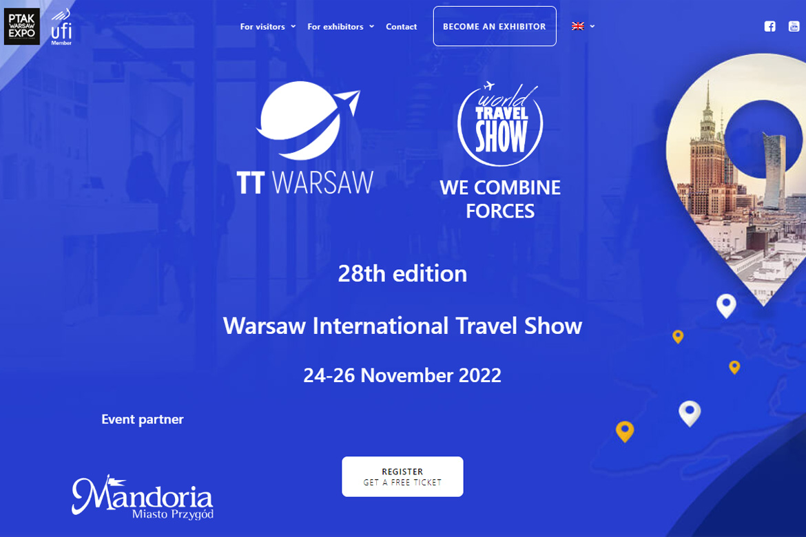 Warsaw International Travel Show in november