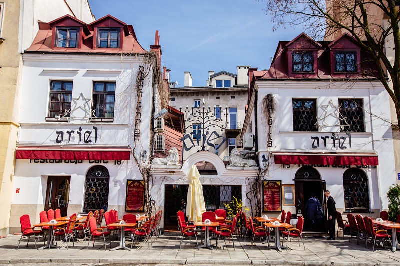 Szeroka straat in de Joodse wijk Kazimierz
