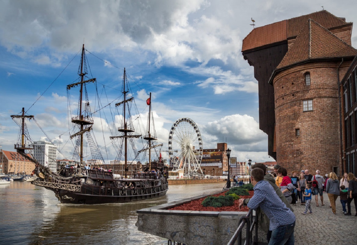 Zeilschepen bewonderen in Gdansk