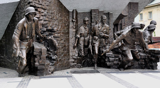 monument opstand van Warschau