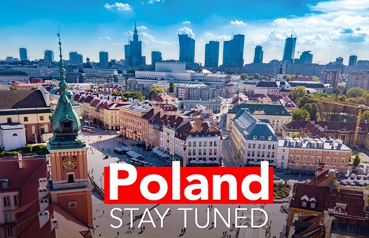 Poland Stay Tuned - Live Stream vanuit Warschau