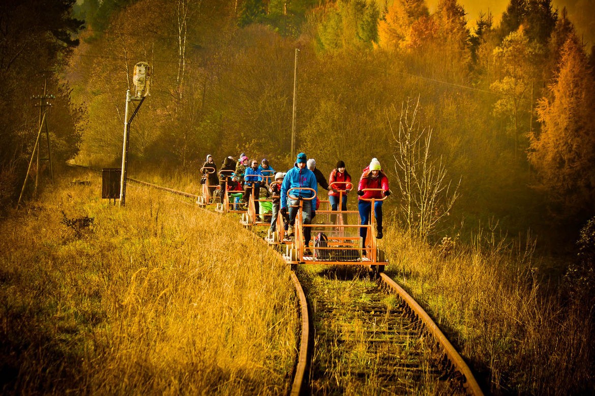 Bieszczady Railfietsen