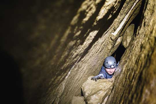 De geheime wereld van de grotten in de Beskiden