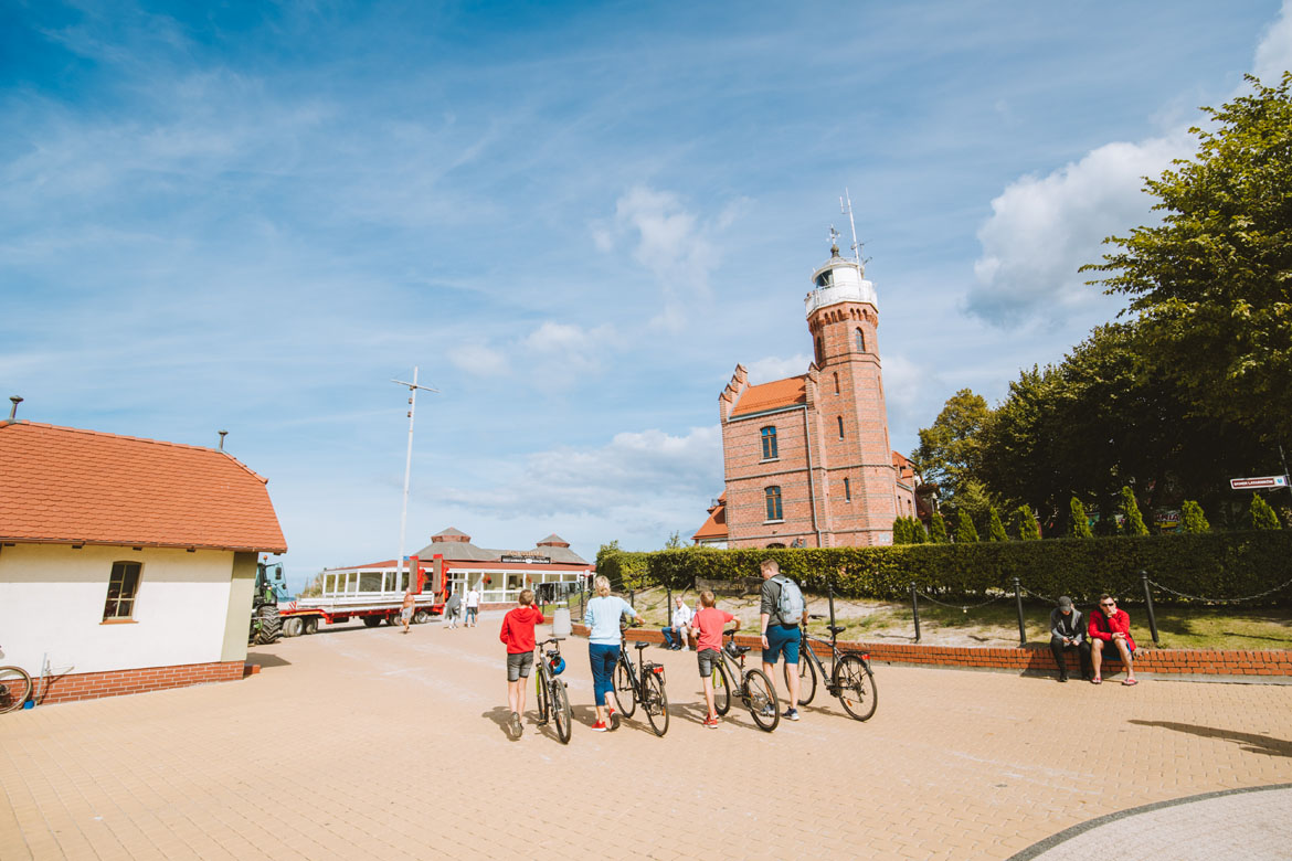Ustka – kuren aan zee en in een dennenbos