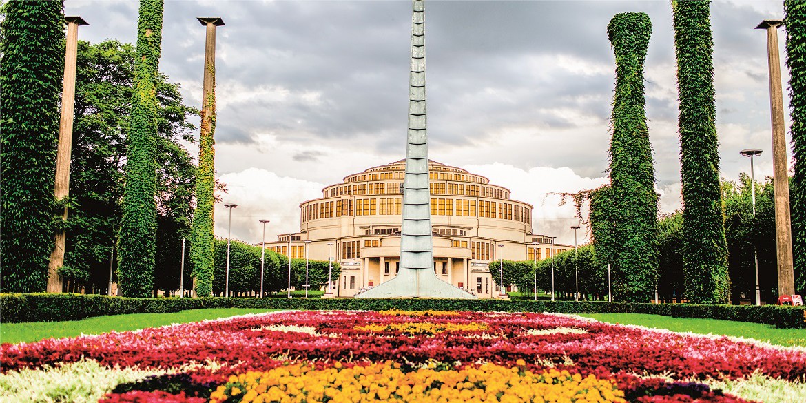 Hundreårshallen i Wrocław