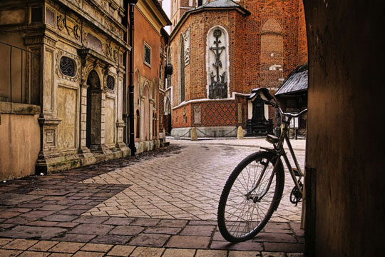 Krakow på sykkel 