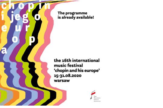 “Chopin and his Europe” - den 16:e internationella musikfestivalen, Warszawa 15–31augusti, 2020