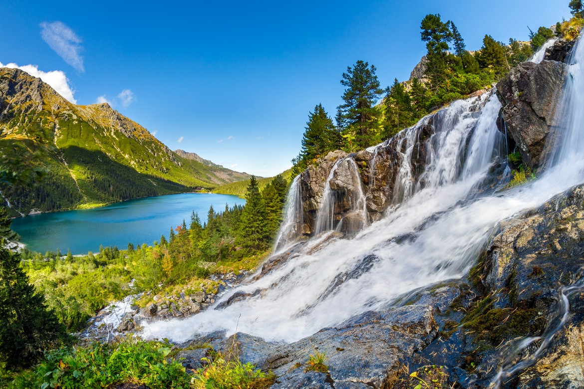 Morskie Oko-sjön i Tatra nationalpark