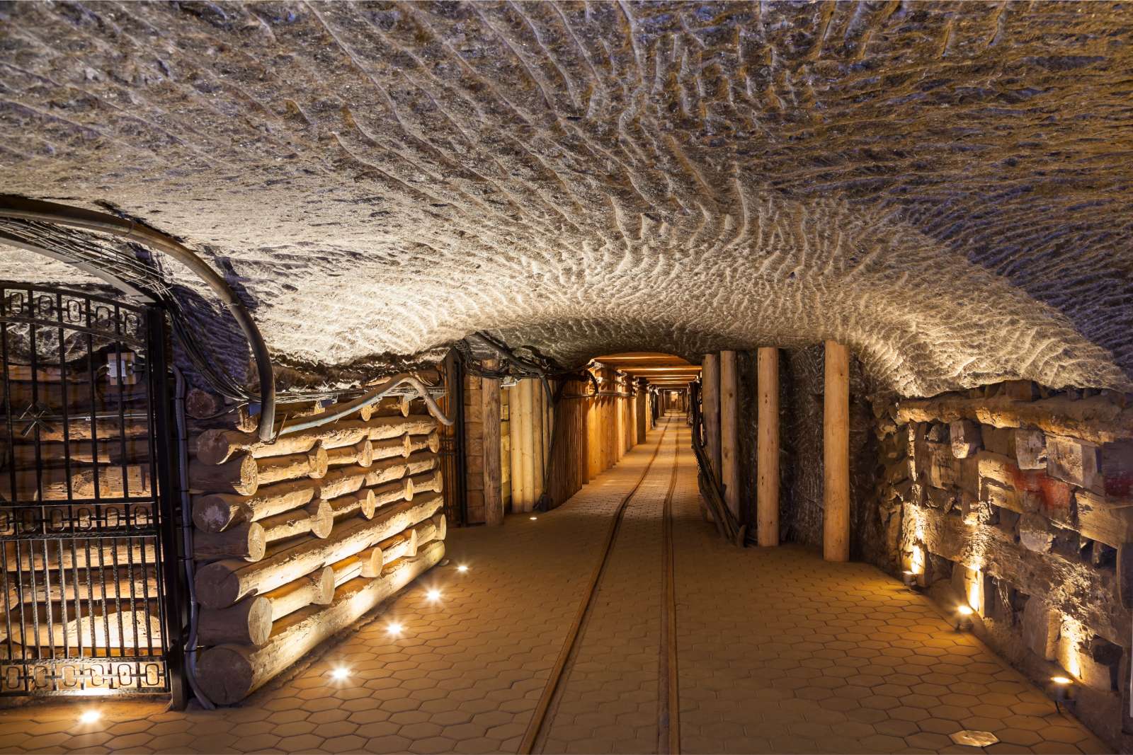 Gångar i Wieliczka saltgruva